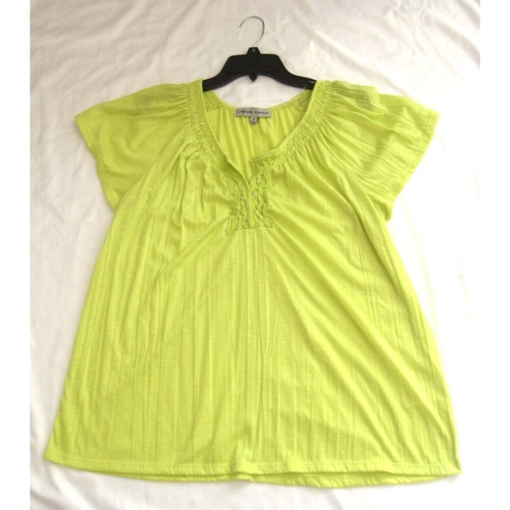 Absolutely Famous Tops Boho Fairy Whimsigoth Women Sz 1X‎ (WB501)
